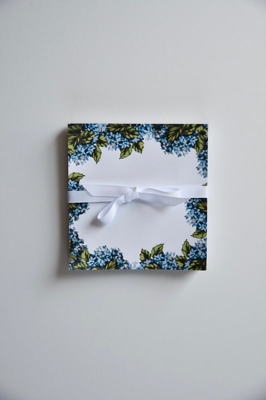 Hydrangea 5x5 Notepad