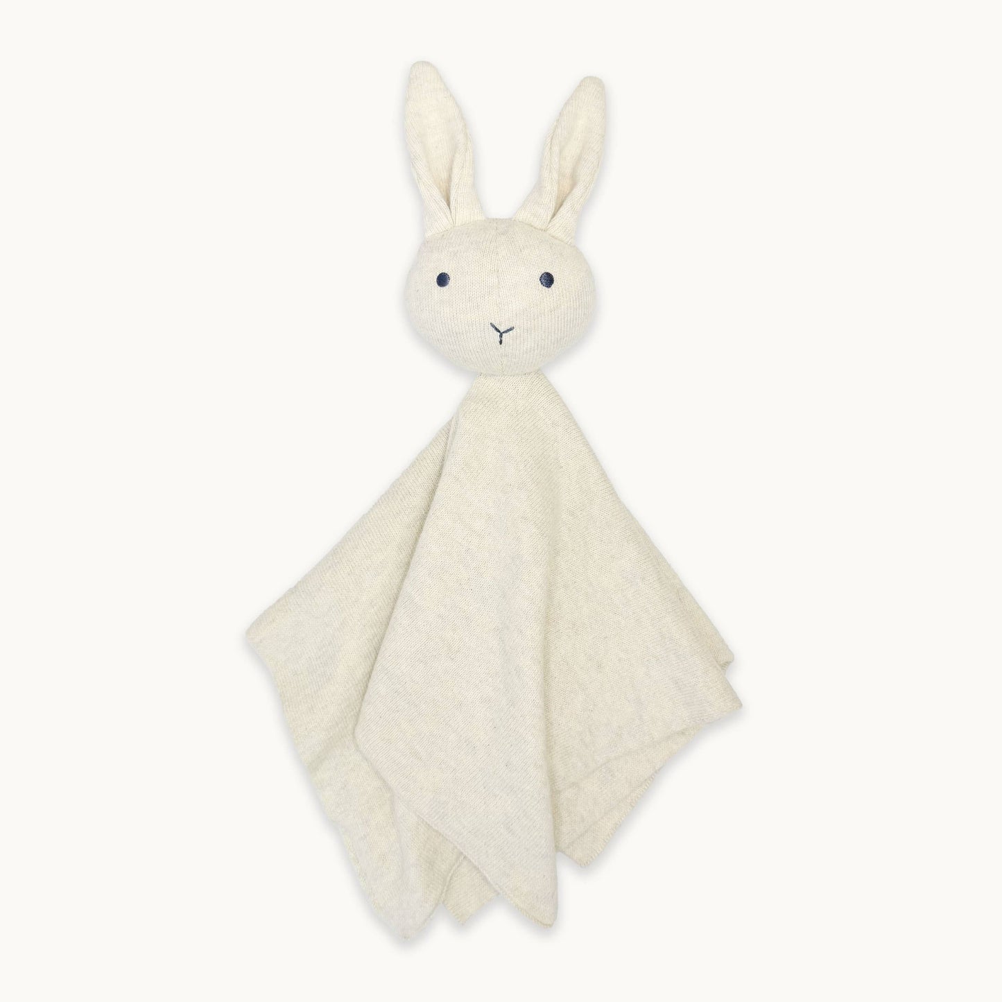 Viverano Organics - Bunny -Organic Baby Lovey Security Knit Blanket Cuddle Cloth