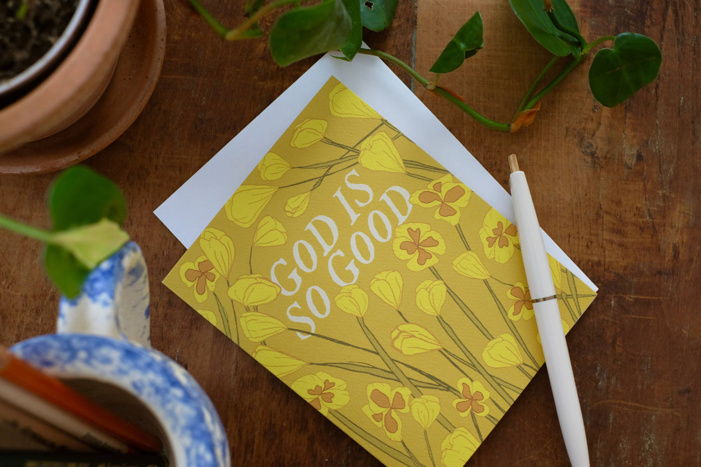 annalisa v. sawtell - God Is So Good | Poppies | Botanical Greeting Card | A2