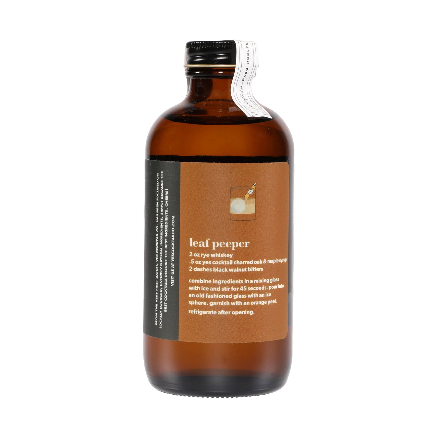 Yes Cocktail Co - Charred Oak & Maple Syrup: 8 oz