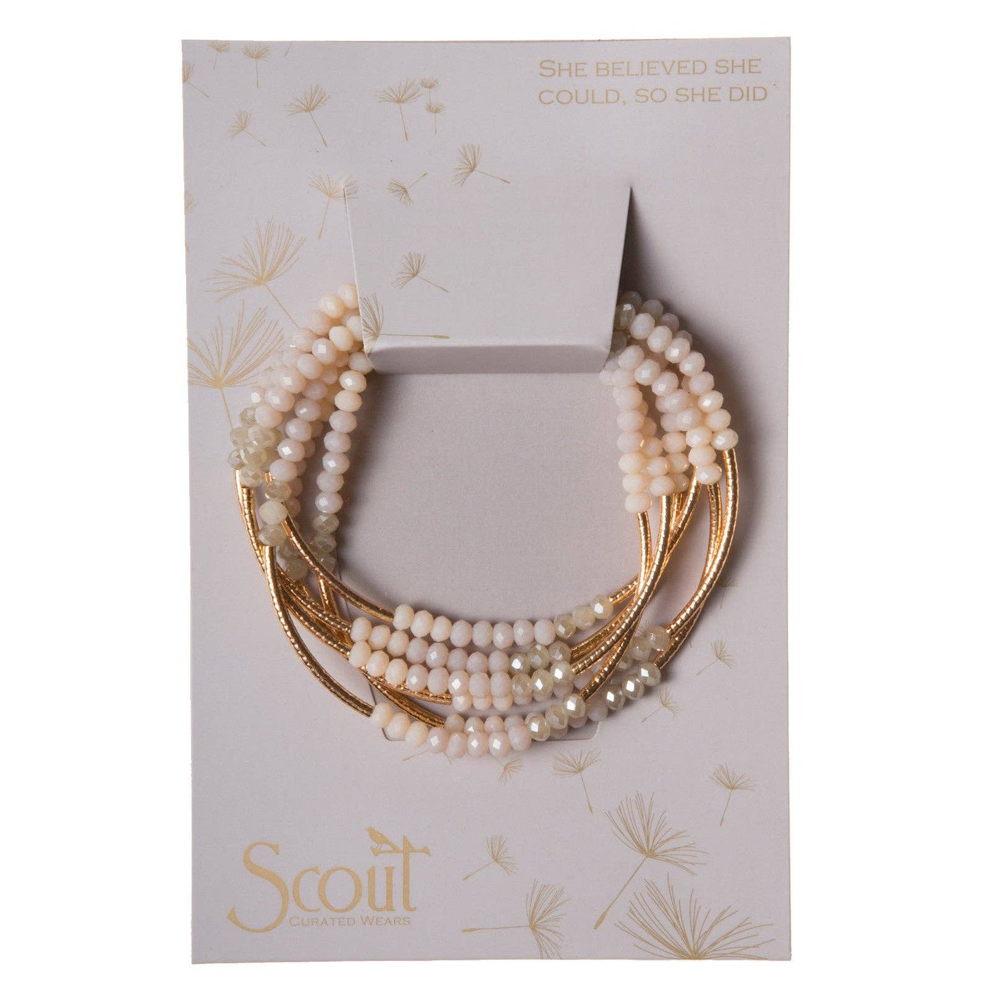 Scout Curated Wears - Scout Wrap : ivory combo/gold