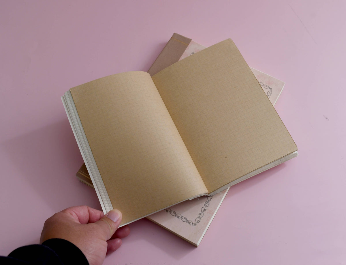 Petal & Flow - B5 Rough NoteBook: Floral | Vintage Style Journal 7"x10"