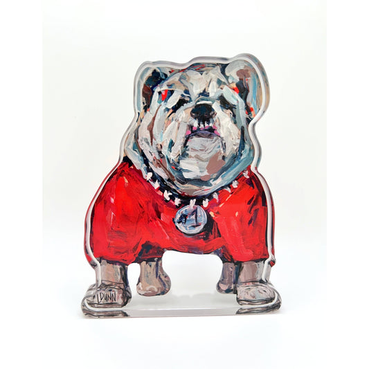 Lauren Dunn - ACRYLIC GAMEDAY BULLDOG