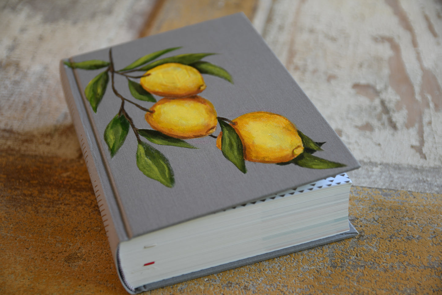 Lemons - Hand Painted Bible