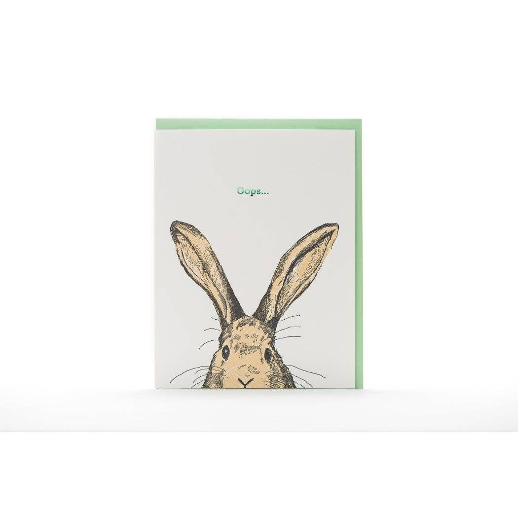 Oops Rabbit Card