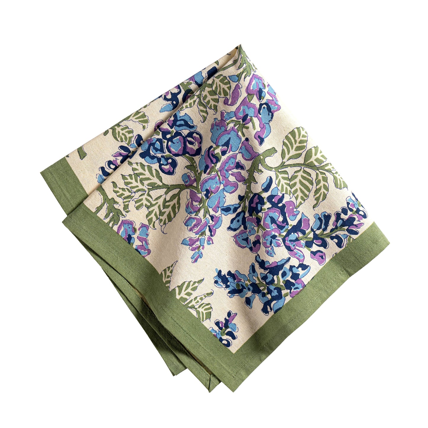 Couleur Nature - Wisteria Blue & Green | Napkins - Set of 6