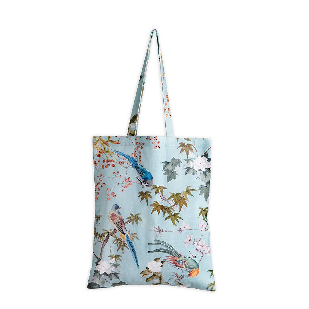 Maison d'Hermine - Design in Every Thread - Tote Bag 100% Cotton - Hokuzai - Green - 14" x 17"