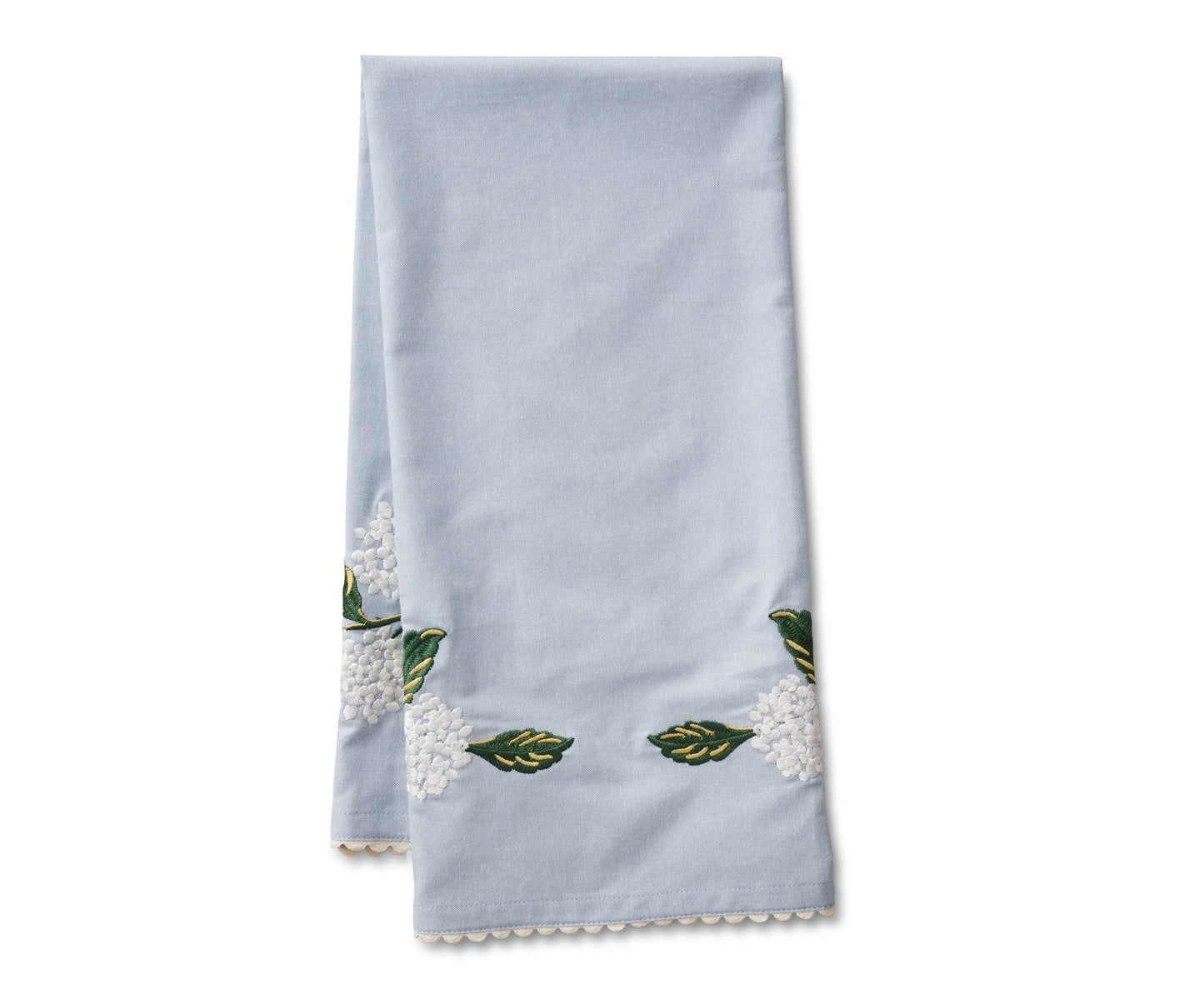 Rifle Paper Co. - Hydrangea Embroidered Tea Towel