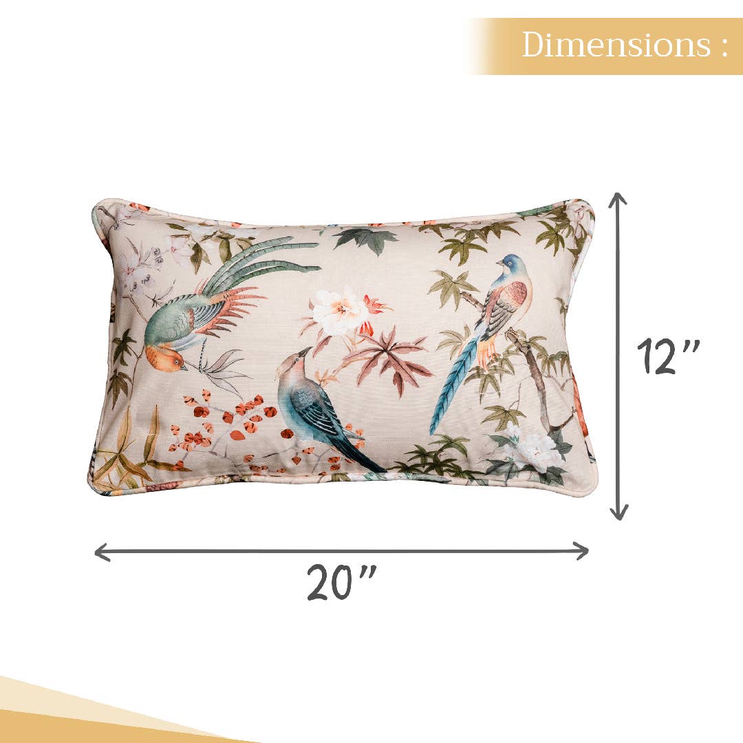 Maison d'Hermine - Design in Every Thread - Decorative Throw Pillow Cover - Hokuzai - Beige