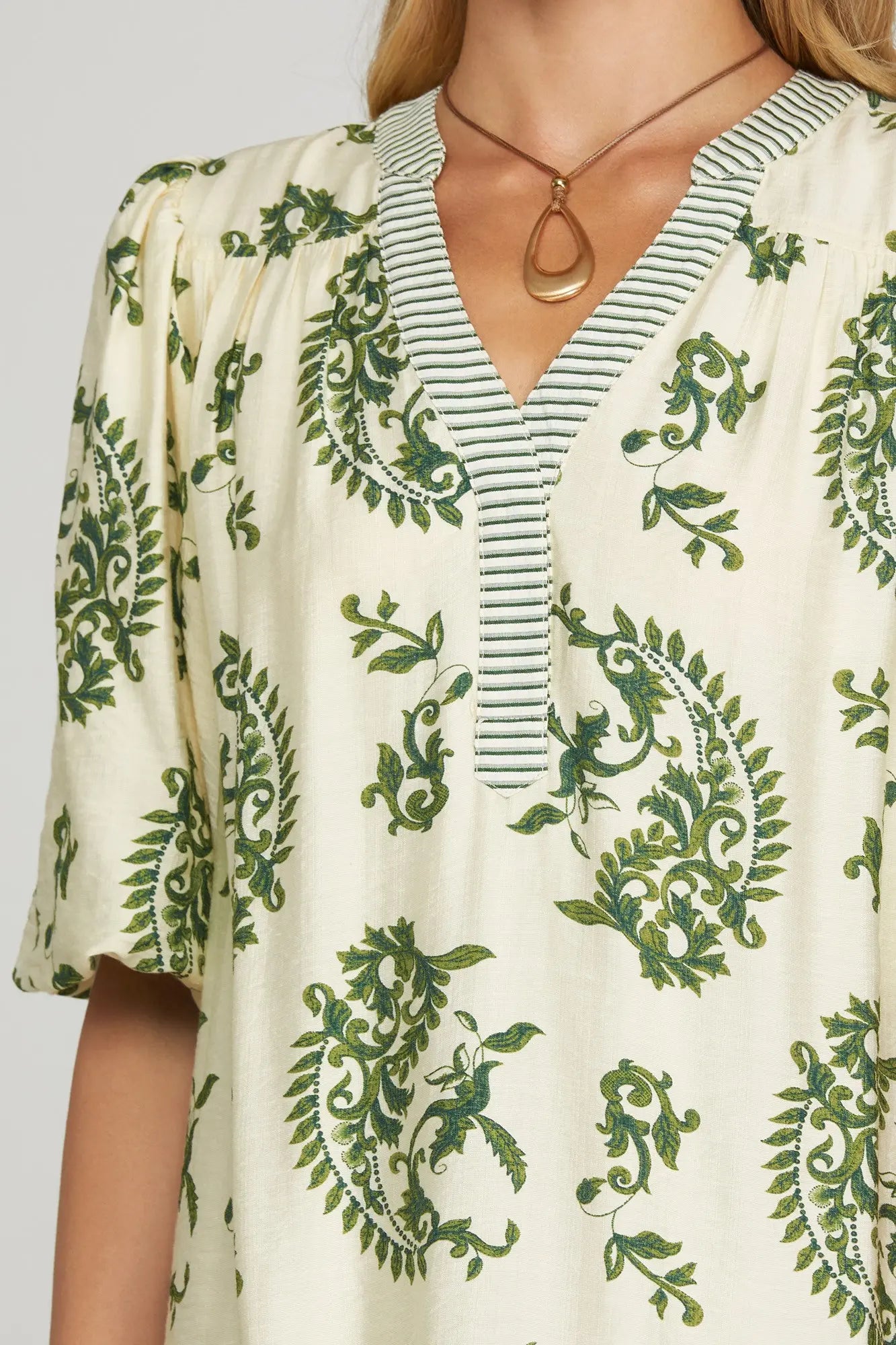 Meadow Bubble Sleeve Dress