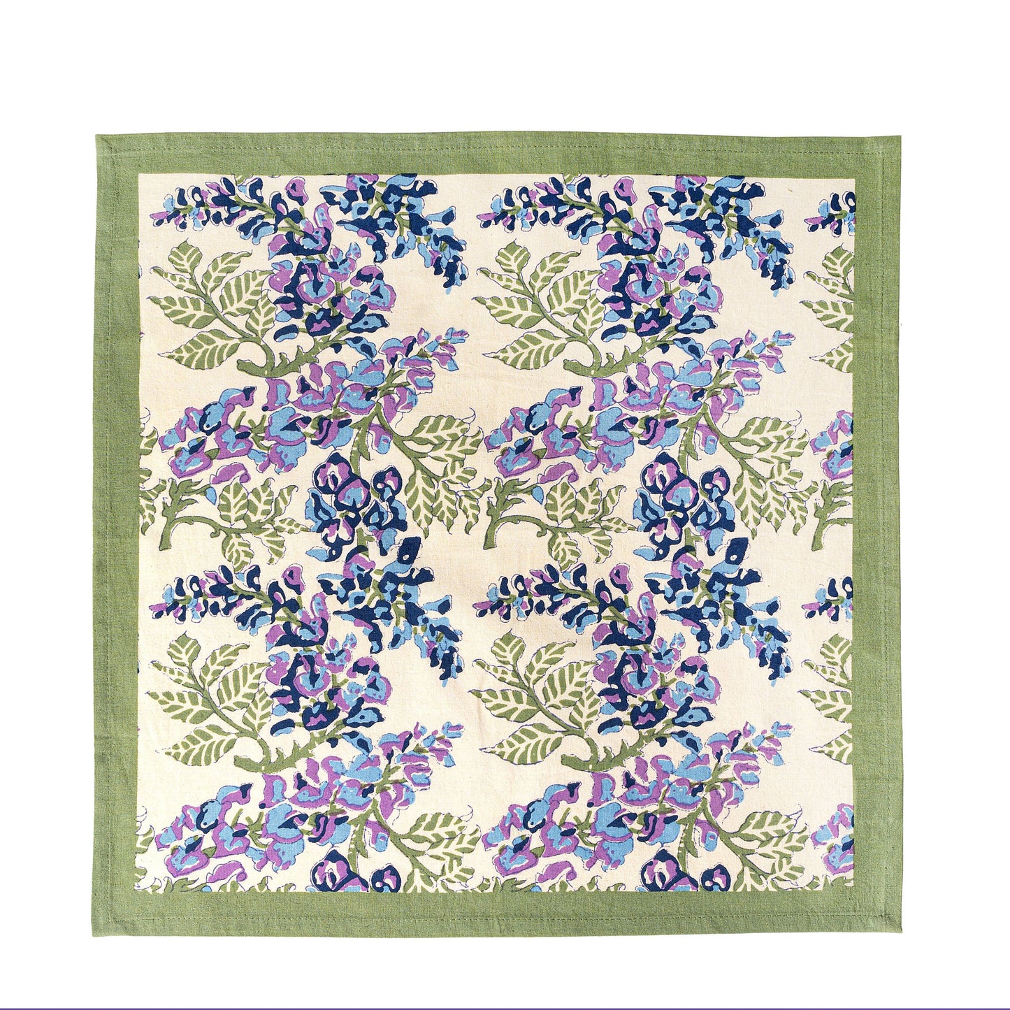 Couleur Nature - Wisteria Blue & Green | Napkins - Set of 6