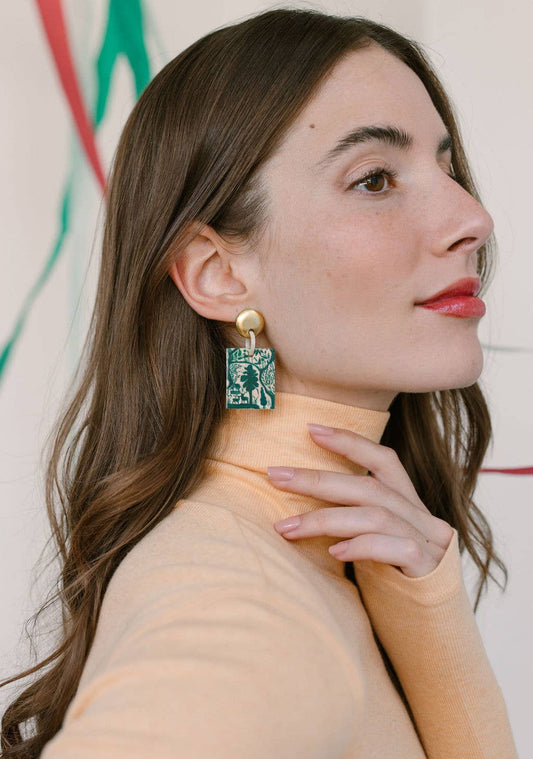 Sunshine Tienda - Village Block Earrings