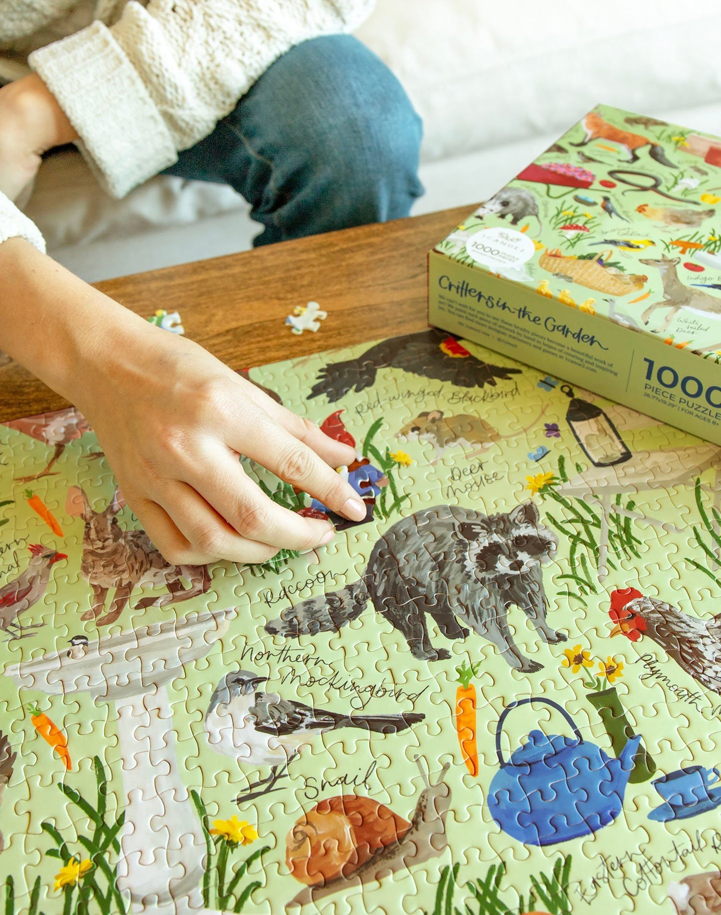 Critters in the Garden Puzzle