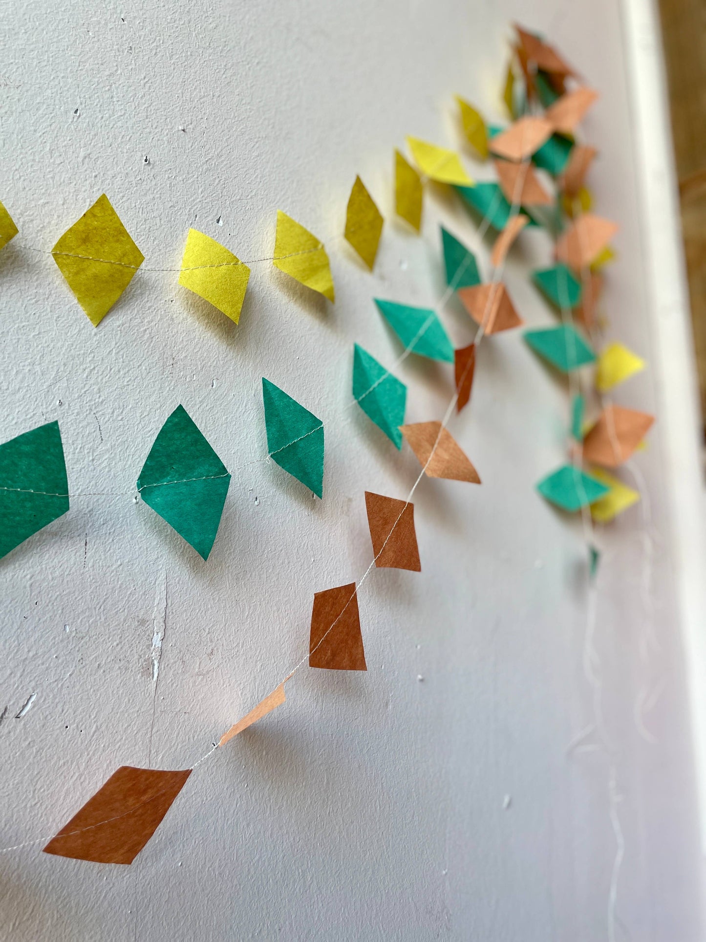 Parcel - Harlequin Stitched Garland: Burnt Orange