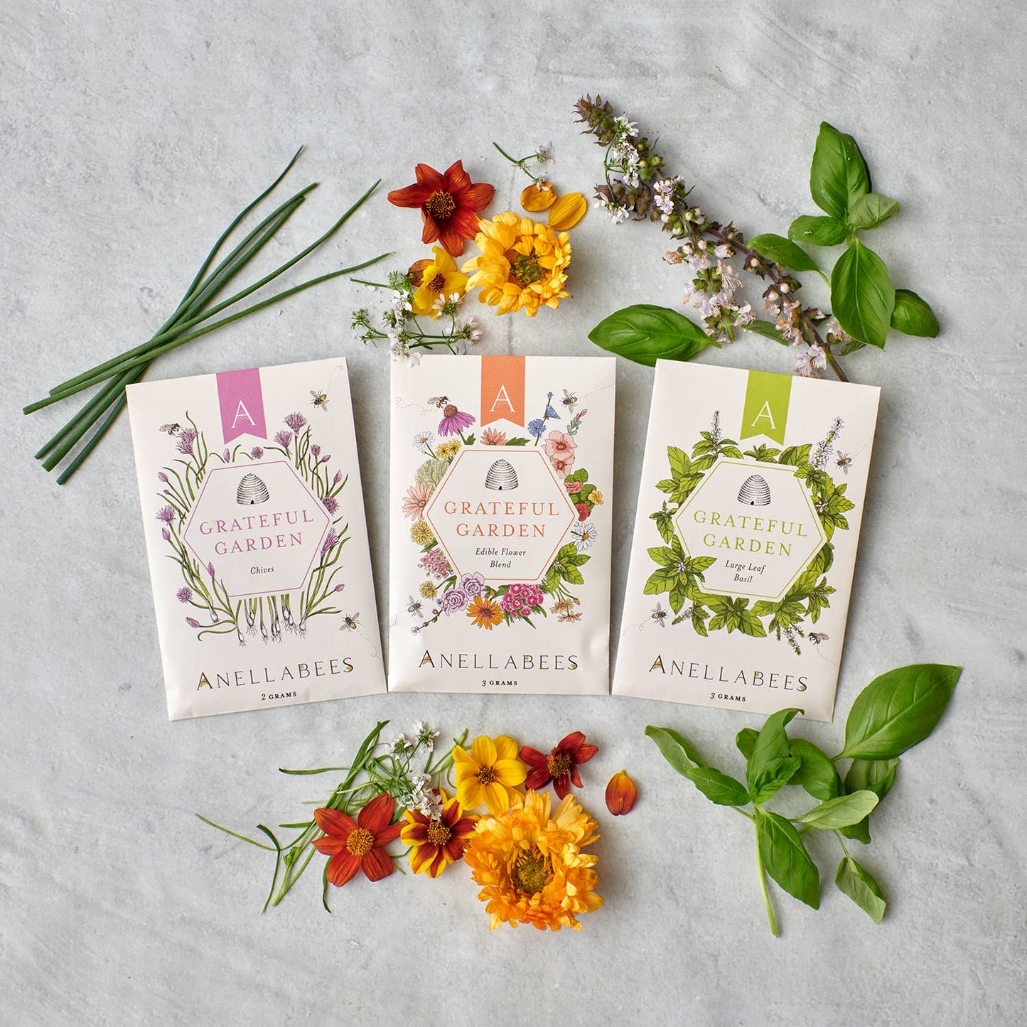 Anellabees - Edible Flower Garden Seed Blend