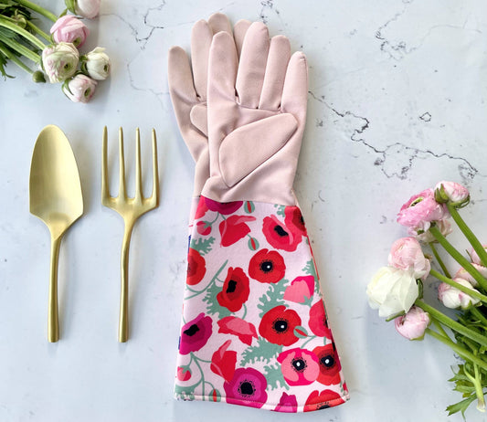 Allgifts Australia - Gardening Gloves - Poppies