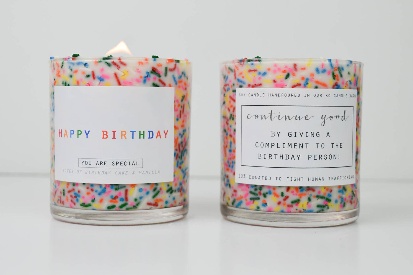 Continue Good - Happy Birthday Candle