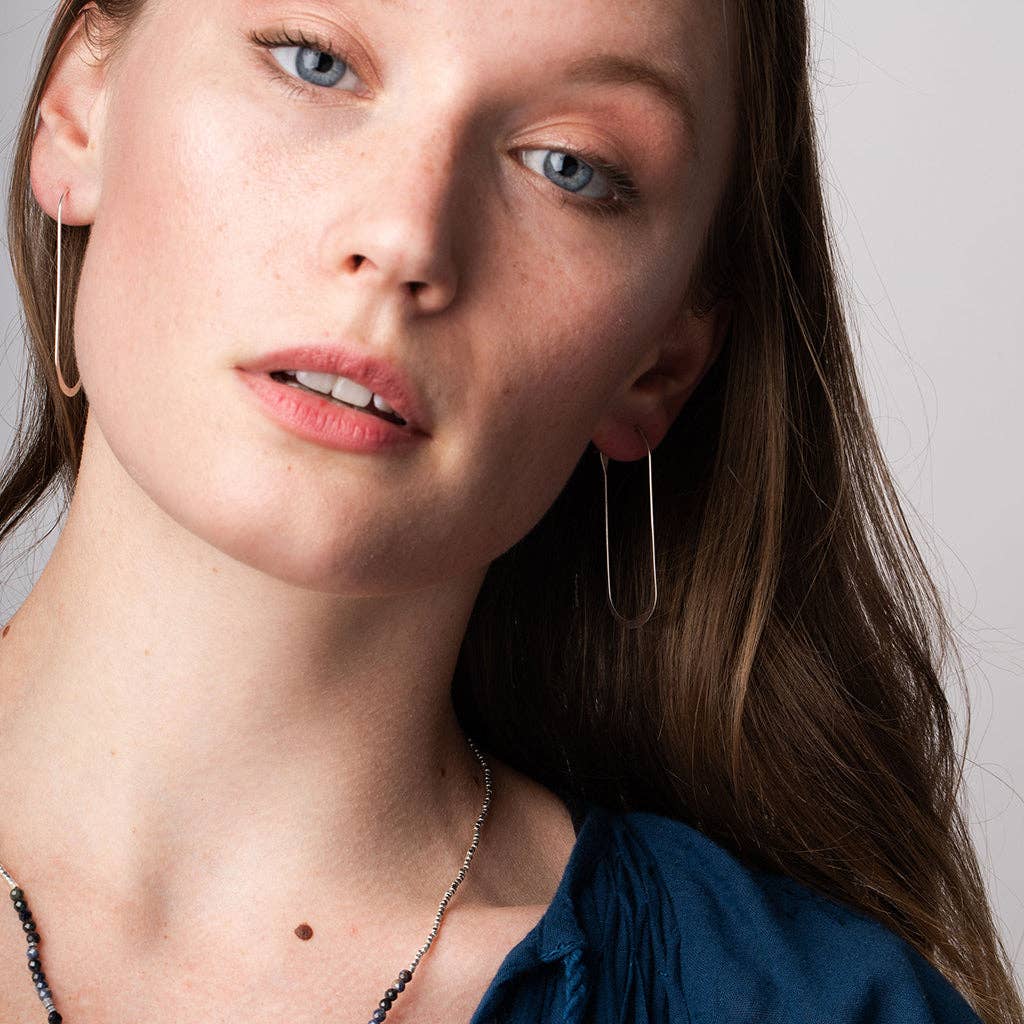 Scout Curated Wears - Refined Earring Collection - Cosmic Oval/Silver