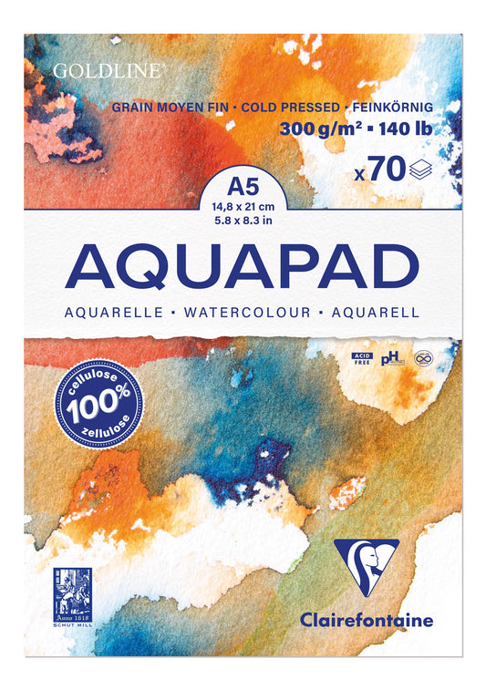 Exaclair - Clairefontaine™ AquaPad Watercolor Paper - Two Sizes