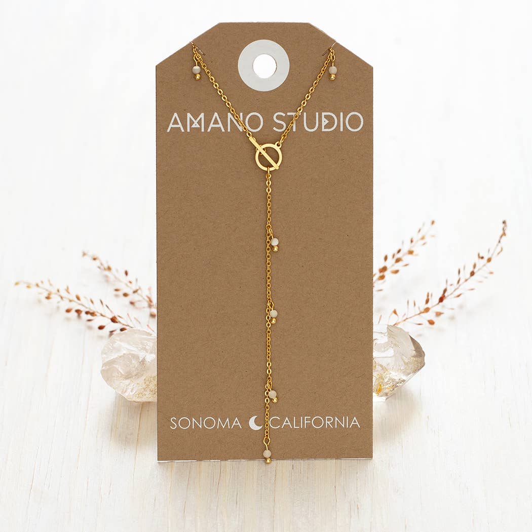 Amano Studio - Beaded Lariat Necklace