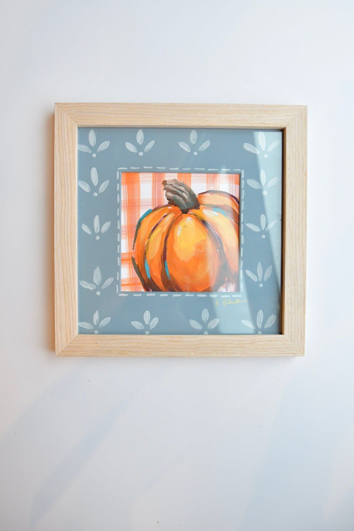 In the Fall - Hand-painted Art and Mat