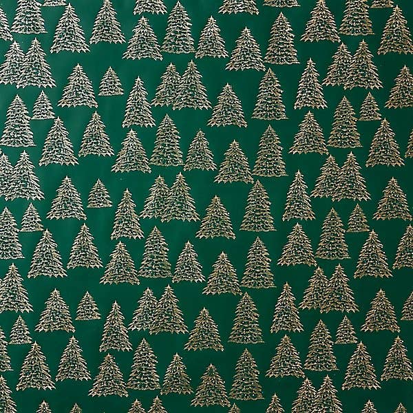 Gold Christmas Tree Stone Paper Roll Wrap