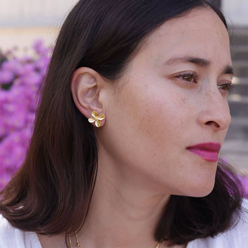 Amano Studio - Dogwood Flower Stud Earrings