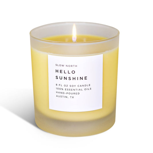 Slow North - Hello Sunshine Frosted Candle