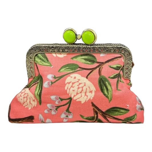 Kiki & Syds - Kiki & Syds ON THE GO Credit Card Clutch - PEONY Sorbet Lime