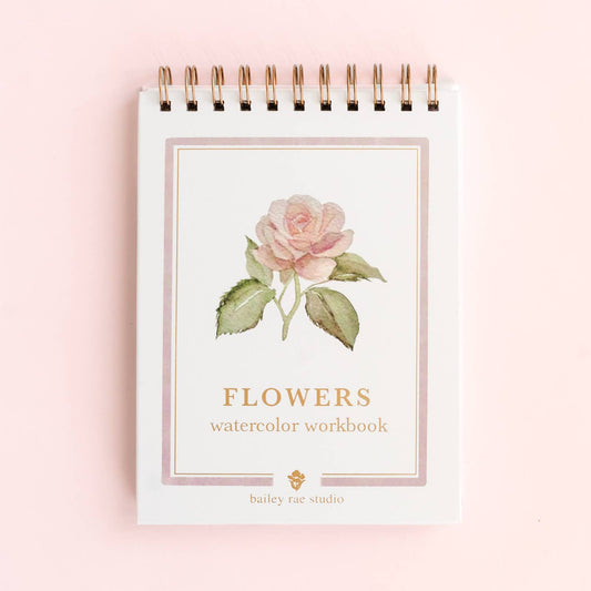 bailey rae studio - Flowers watercolor workbook