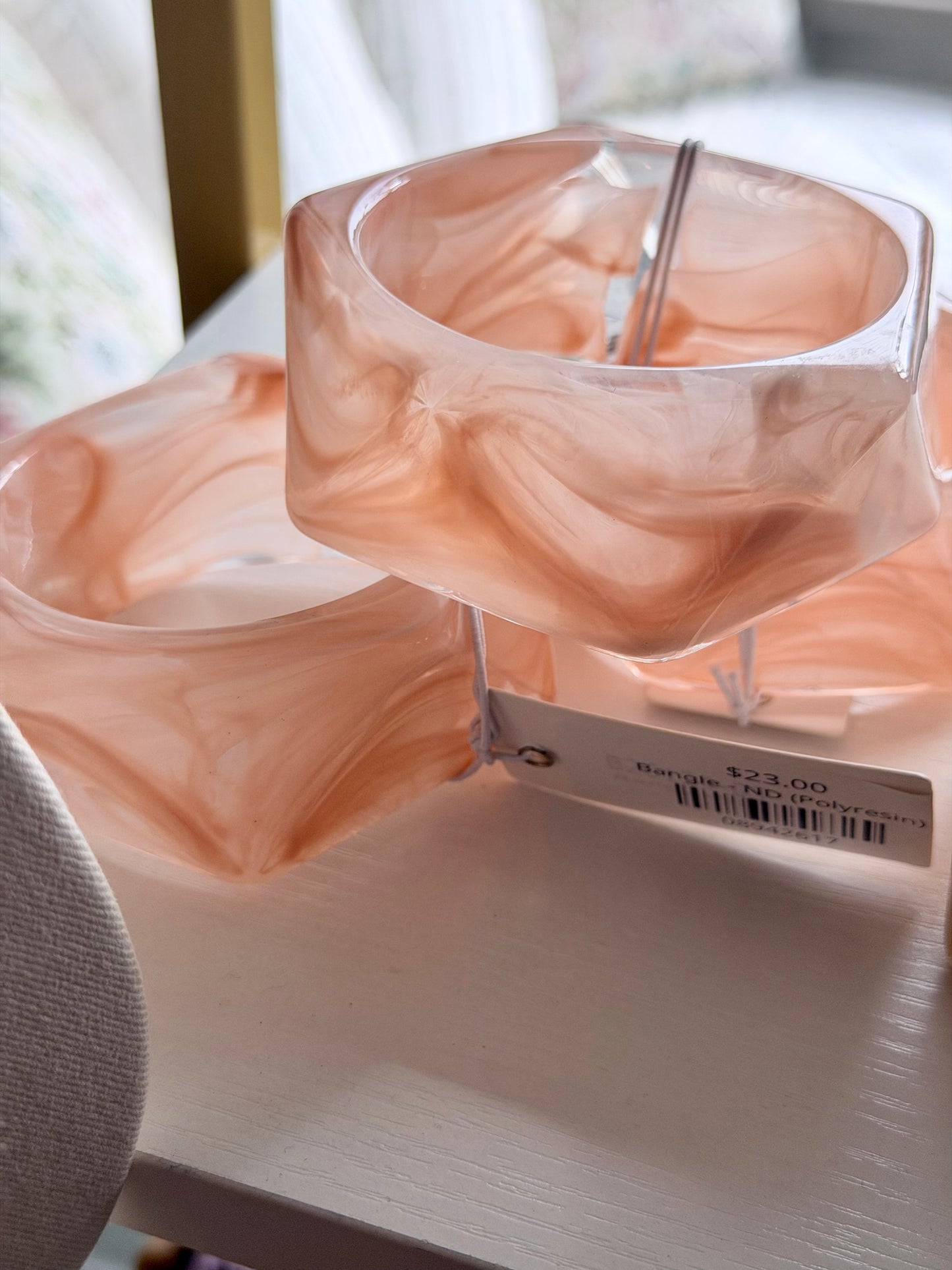 Bangle - BLush (Polyresin)