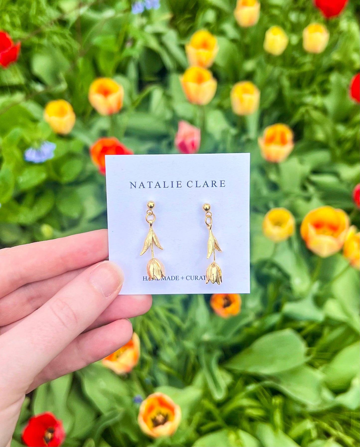 Natalie Clare Collections - Dangle Tulip Earrings