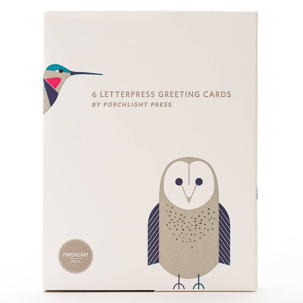 Modern Birds Folder Set - Assorted Set of 6