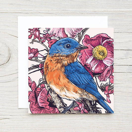 Brook Isle - Bird with Flowers Gift Card