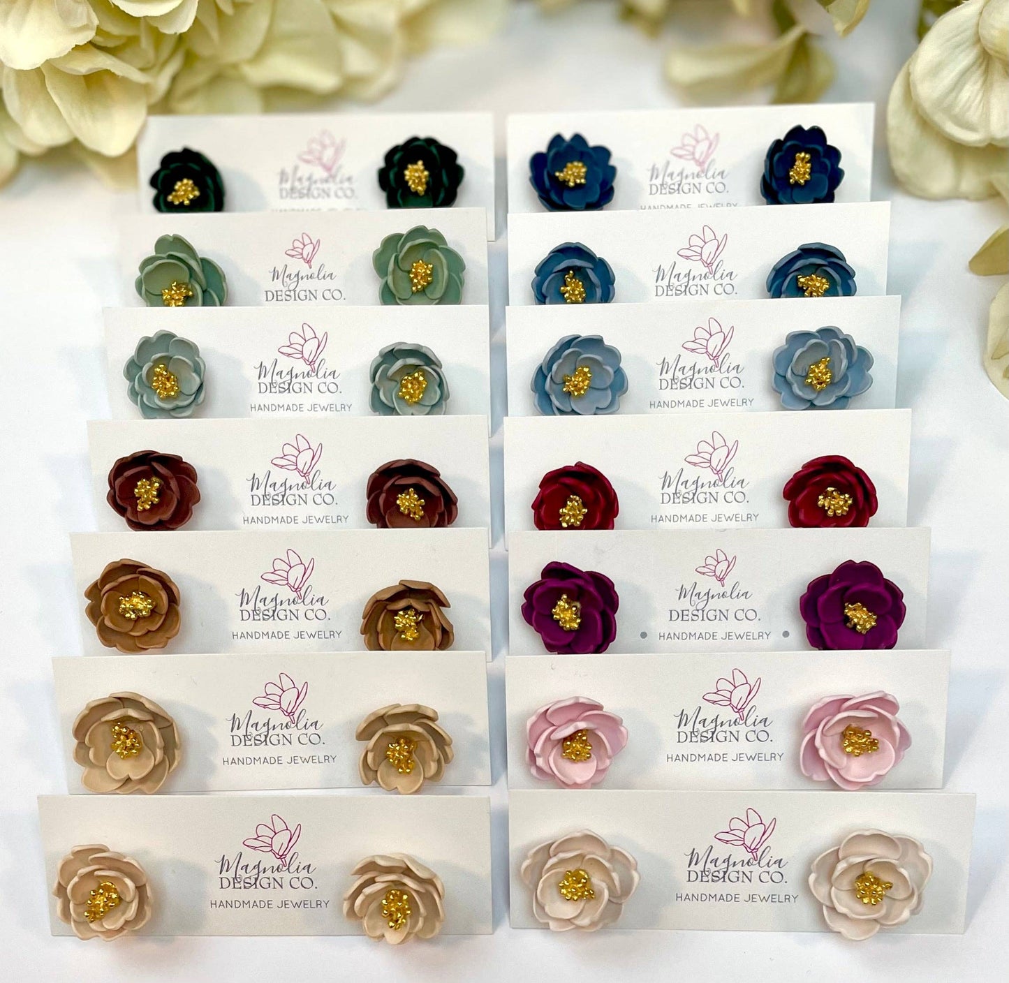Magnolia Design Company - Floral Studs