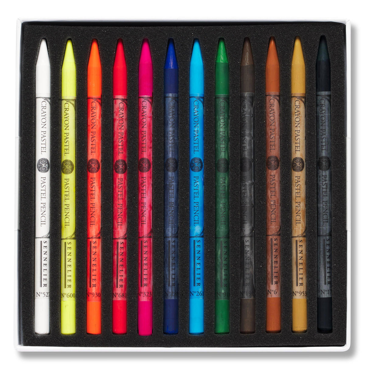 Sennelier- Pastel Pencils - Set/12 + 12 Empty Slots