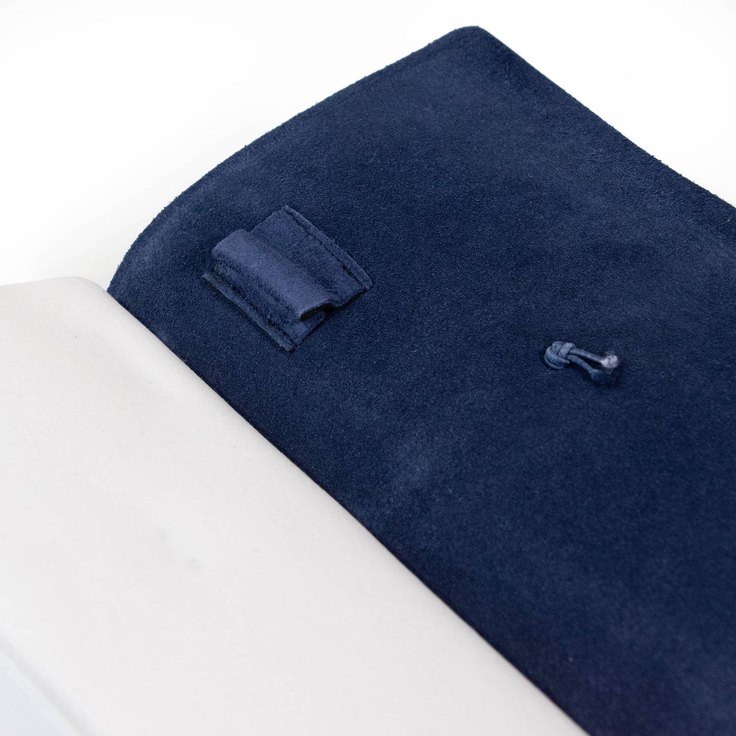 Andaluca - Royal Blue Suede Journal W/ Organic Cotton Paper:  Small