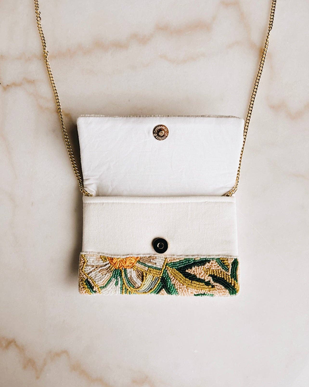 GraceLaced by Ruth Chou Simons - Claire de Lune Beaded Clutch