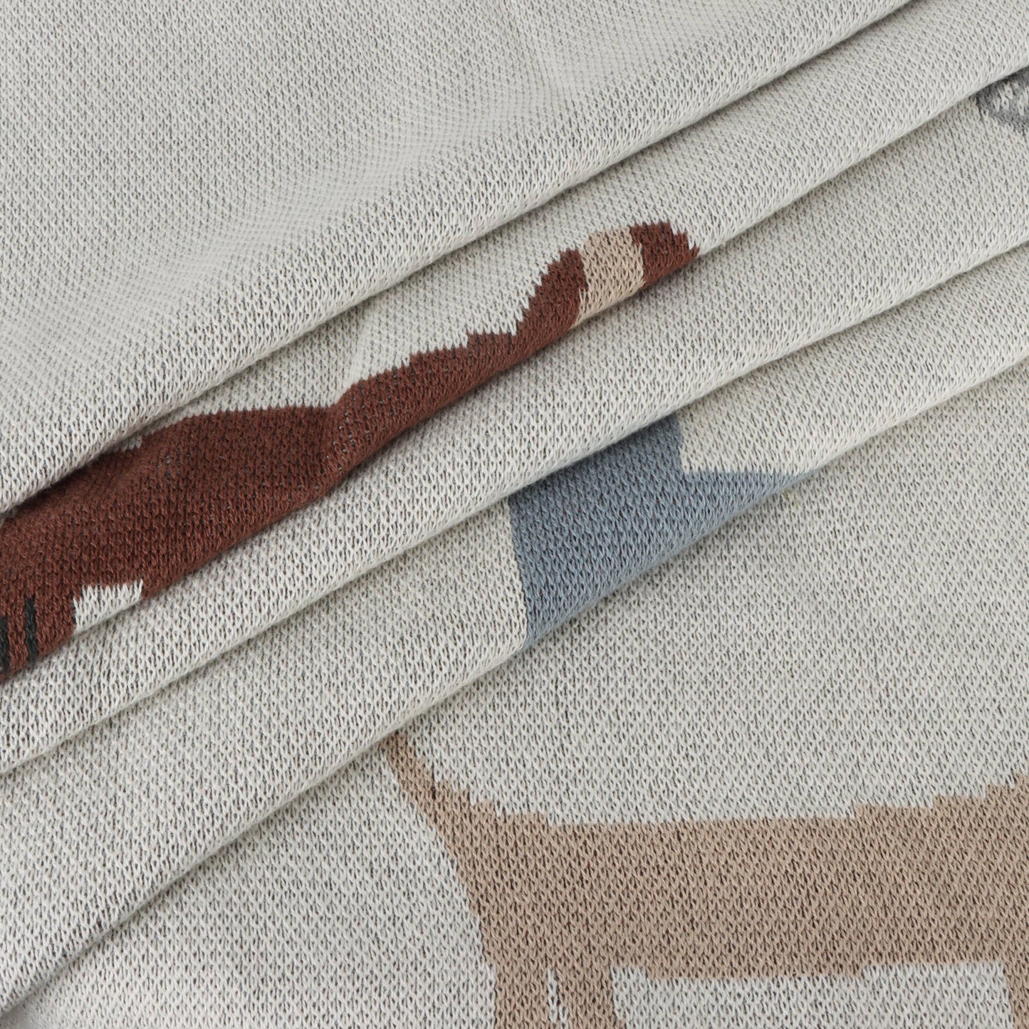 Viverano Organics - Buddy Dog - Organic Jacquard Sweater Knit Baby Blanket