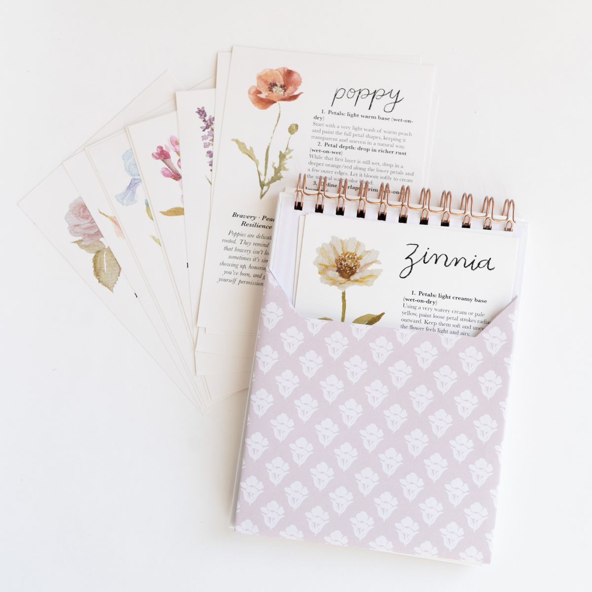 bailey rae studio - Flowers watercolor workbook