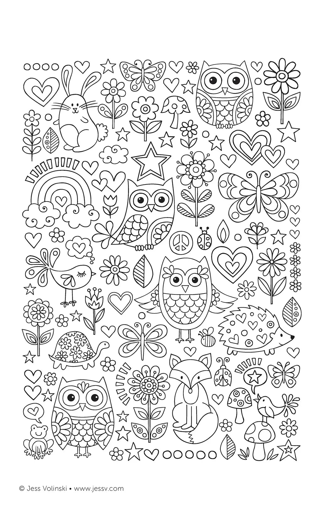 Wellspring - Coloring Book - Color Animals