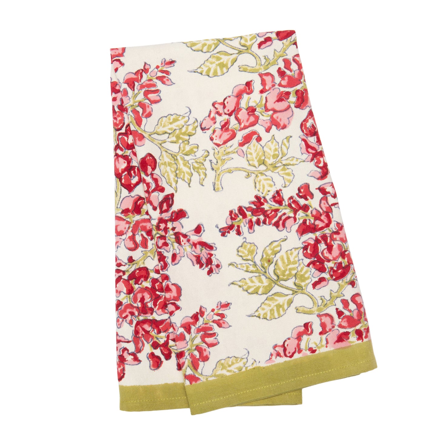 Couleur Nature - Wisteria Pink & Green | Tea Towels