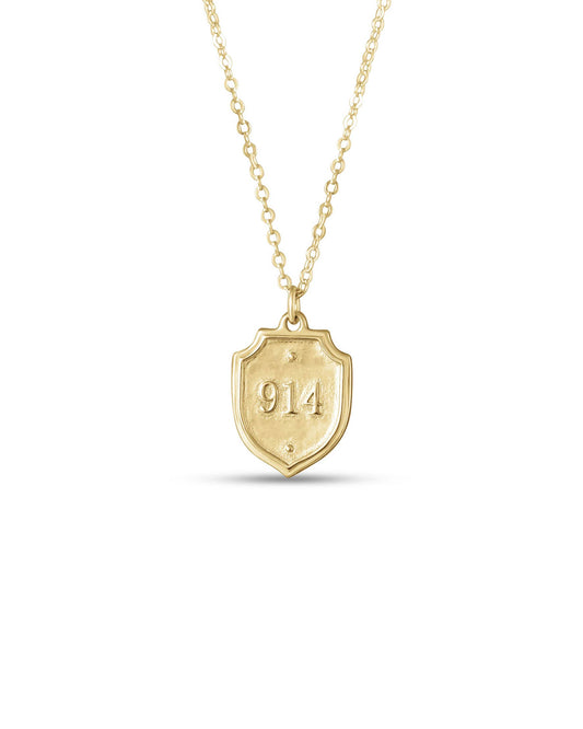 Madison Sterling - Necklace (Petite/Gold) - Psalm 91:4