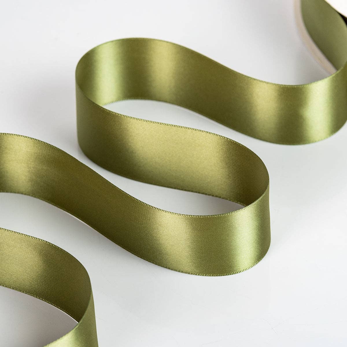 Little Ribbon Shop - Moss 106 Double Faced Satin Ribbon 100-Yard Roll
