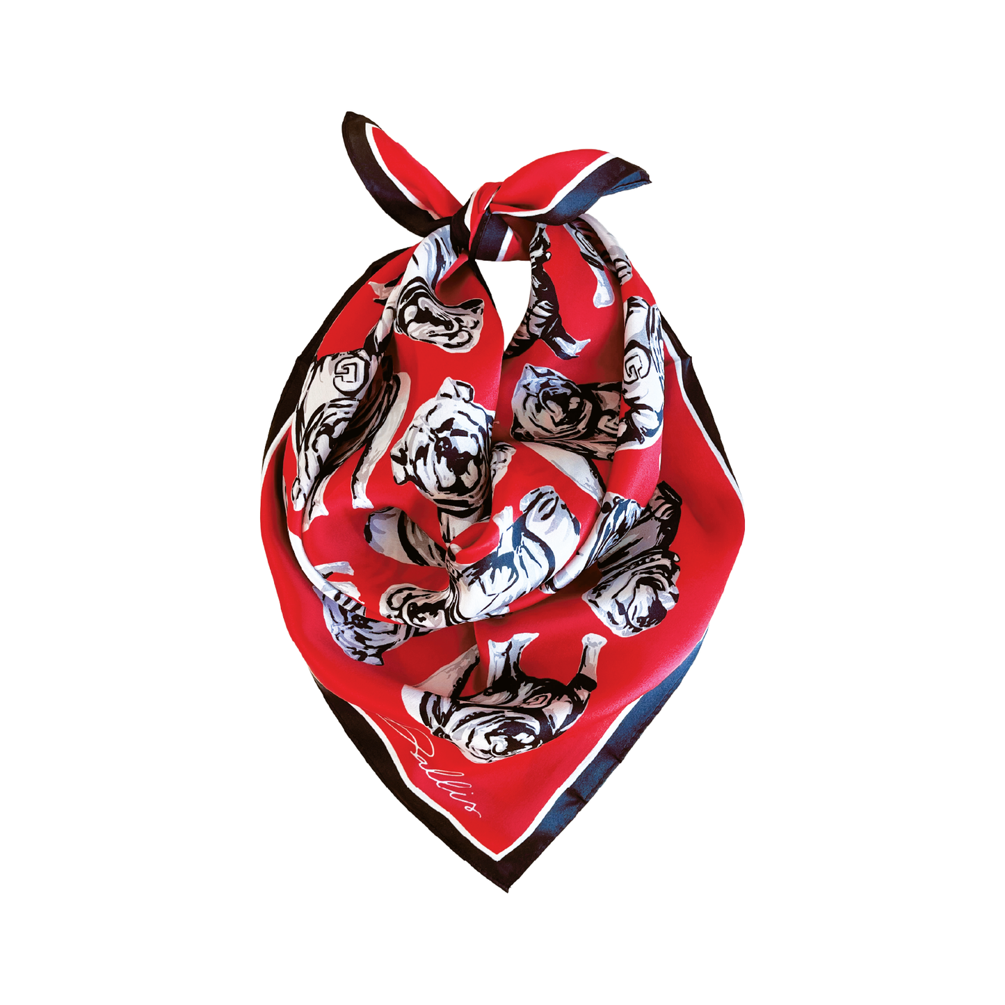 Dallis Foshee Art & Design, LLC - Sic 'Em Gameday Scarf | Red