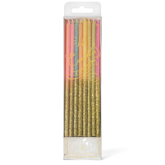 Karen Adams Designs - Birthday Candles: Pastel with Glitter