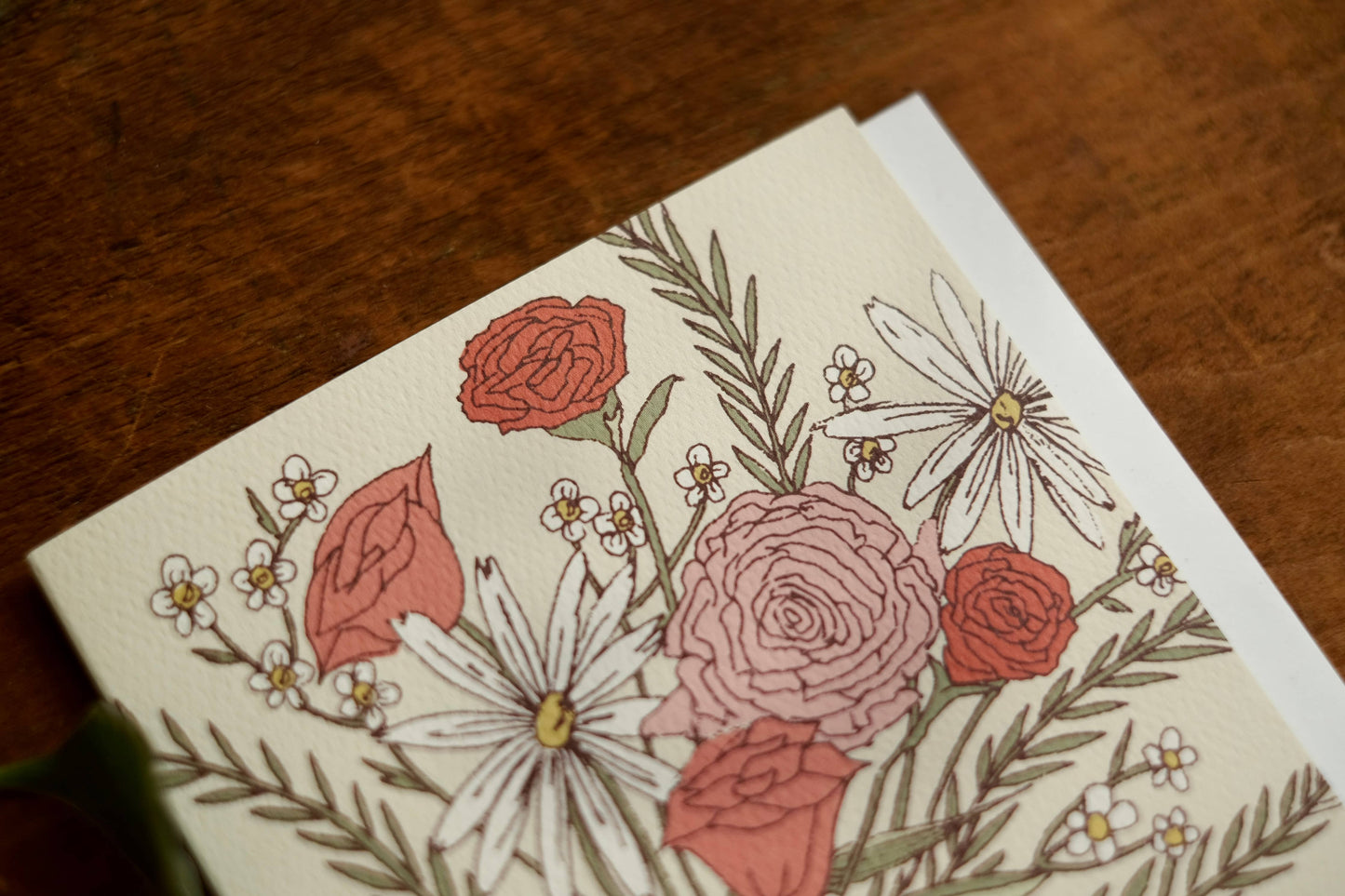 annalisa v. sawtell - Joyfully Ever After | Botanical Greeting Card | A2