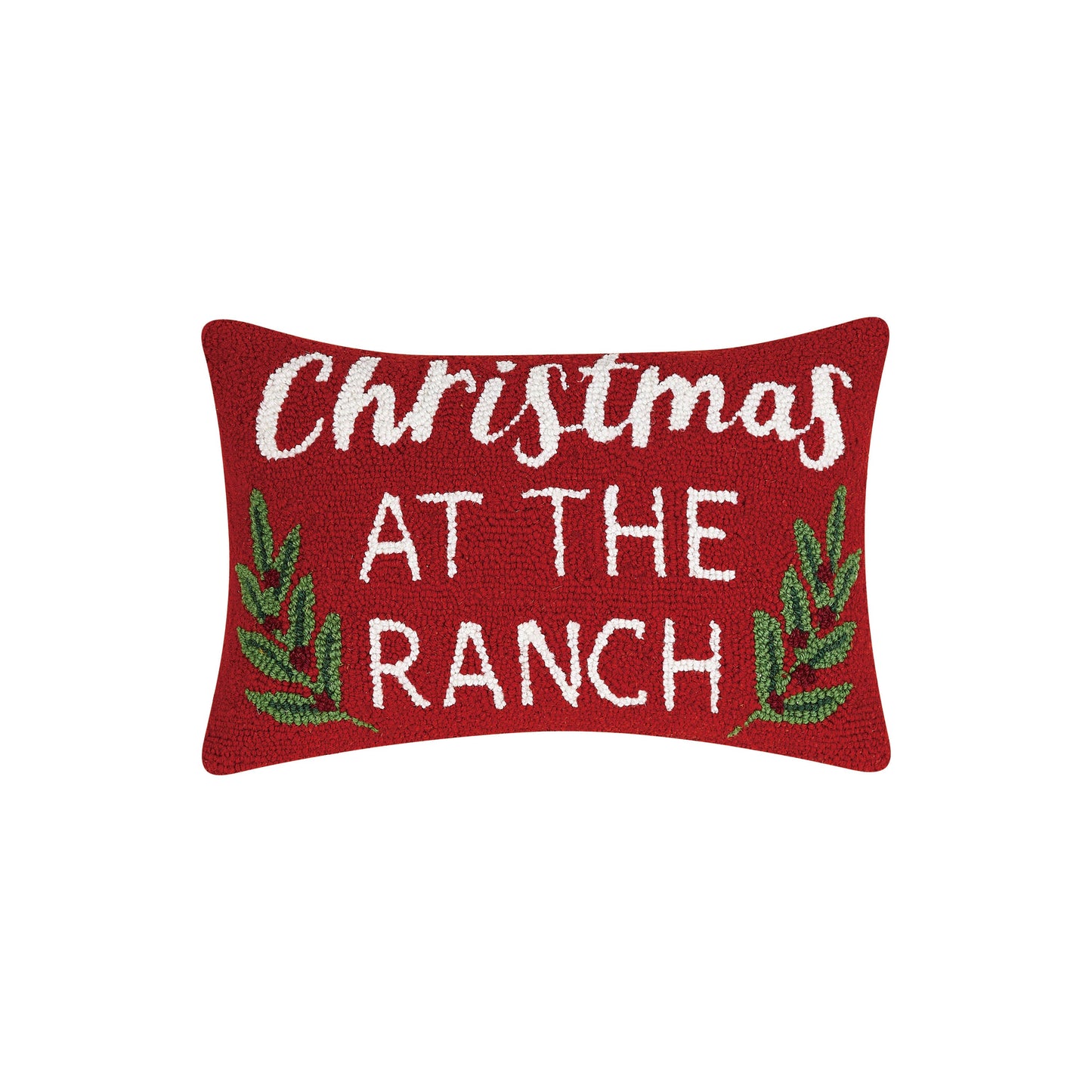 Peking Handicraft - Christmas At The Ranch Hook Pillow