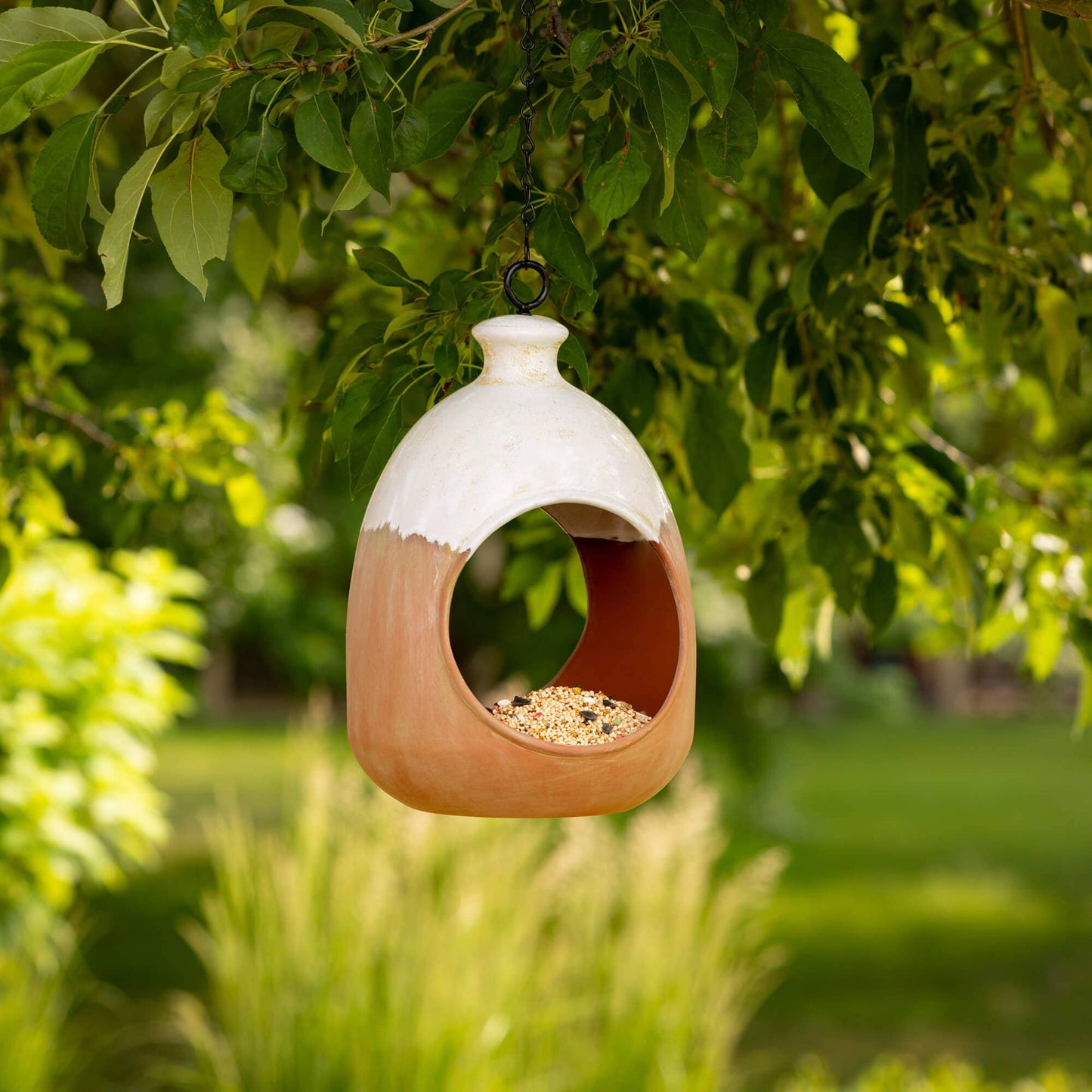 Sullivans Home Decor - PUEBLO TERRACOTTA BIRD FEEDER