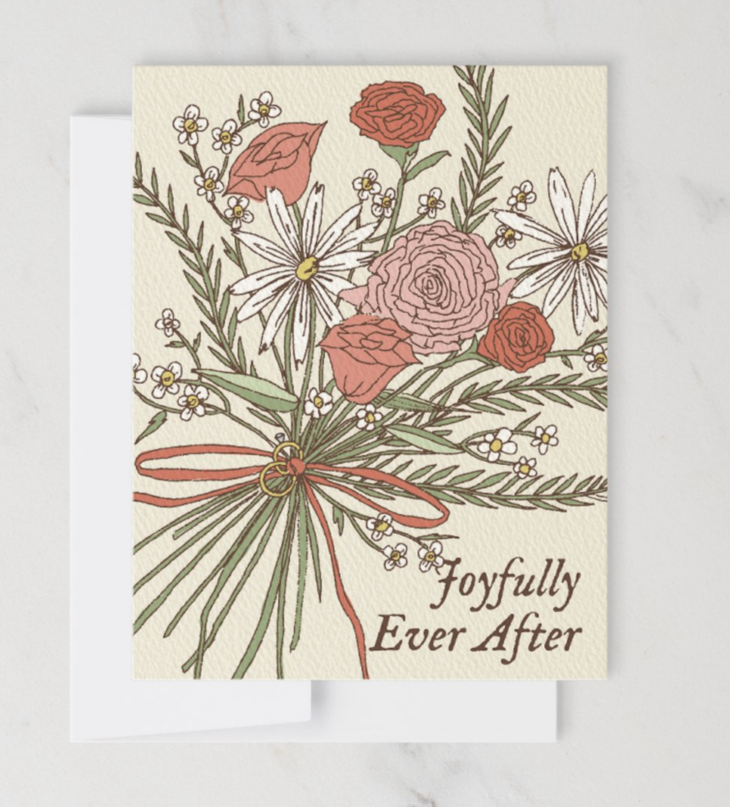 annalisa v. sawtell - Joyfully Ever After | Botanical Greeting Card | A2